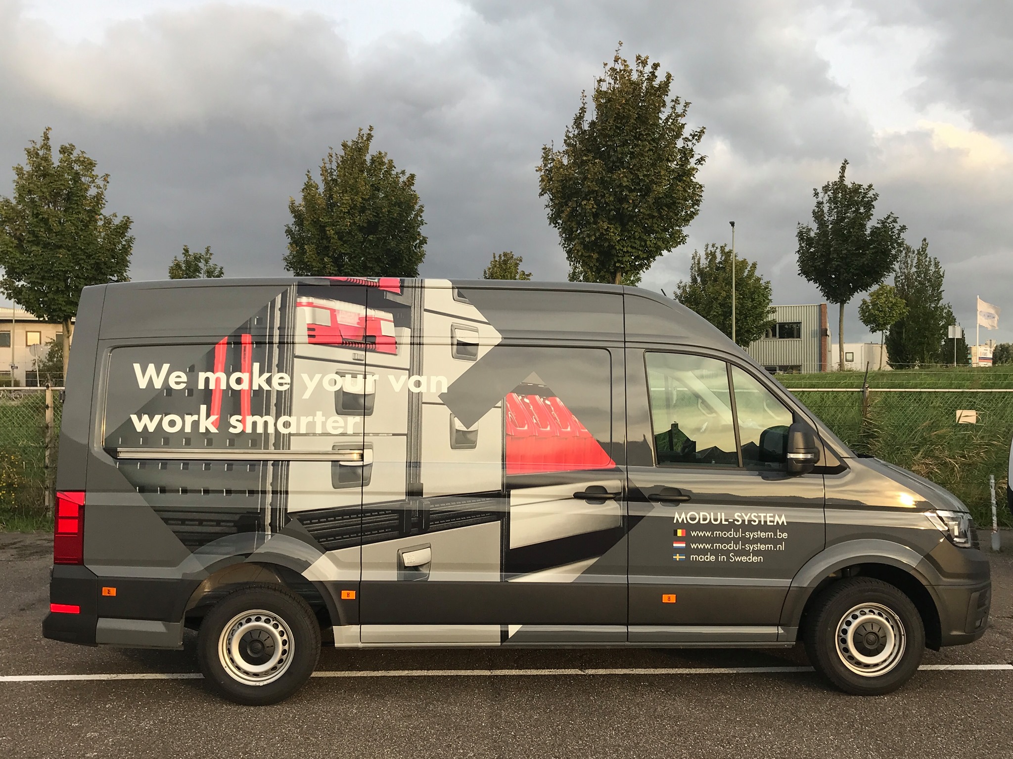 New demo van from Modul-System Benelux